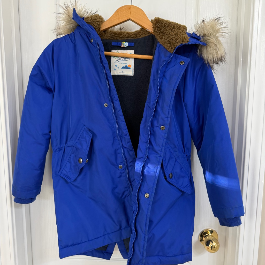 J. Crew Kids Puffer Jacket In Vibrant Blue